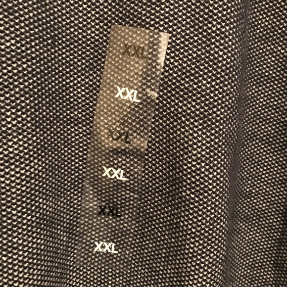 Michael Kors Men's Tuck Stitch V-Neck Navy Sweater - Picture 7 of 8